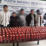 Cinco personas fueron aprehendidas en Tulcán por presunto tráfico de explosivos.